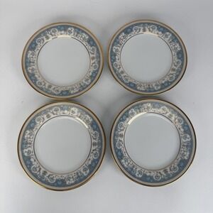 Noritake Polonaise 2045 Four (4) Bread & Butter Plates - Vintage Noritake 6 1/2"